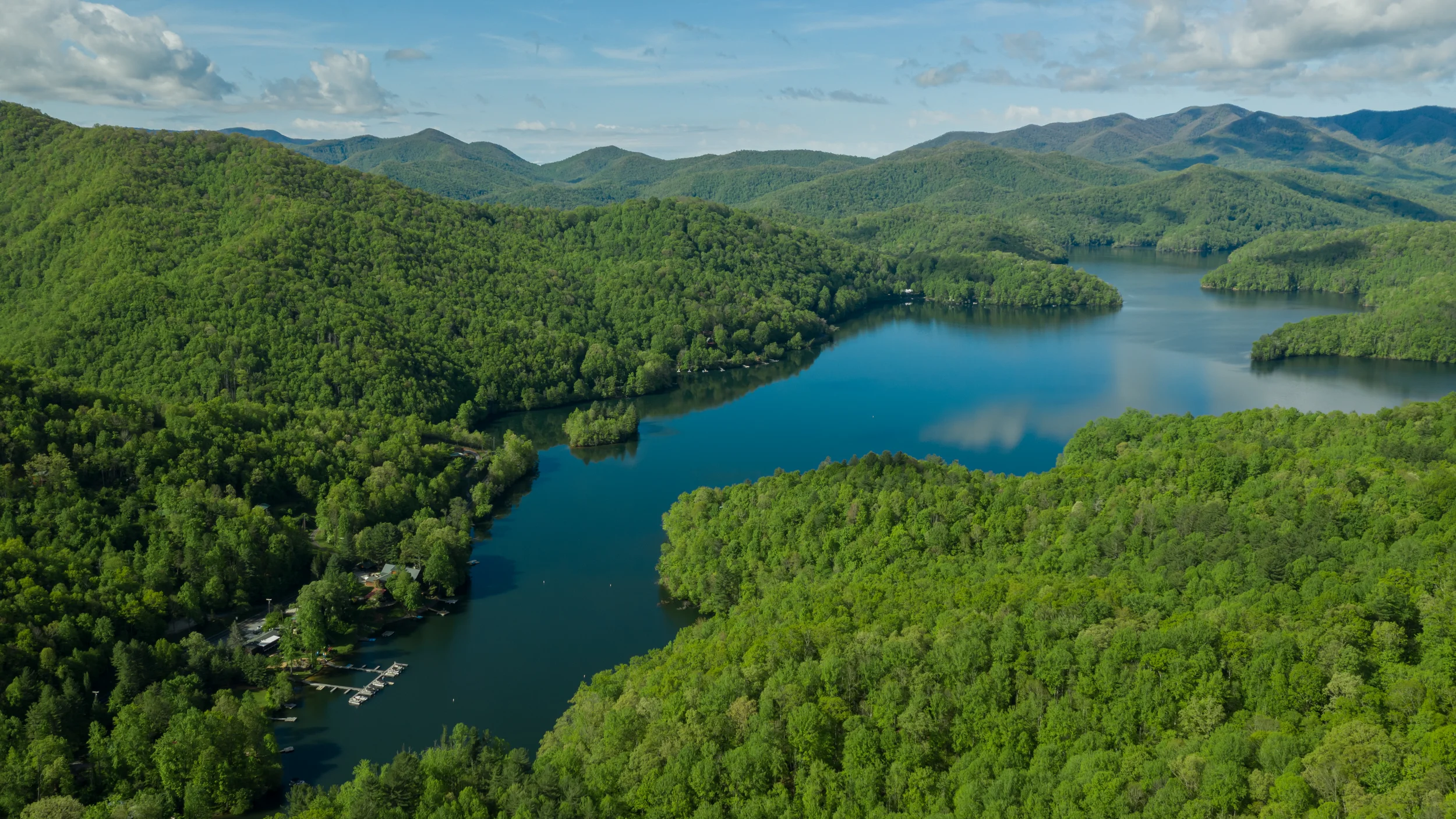 Nanatahala Lake in the Summer